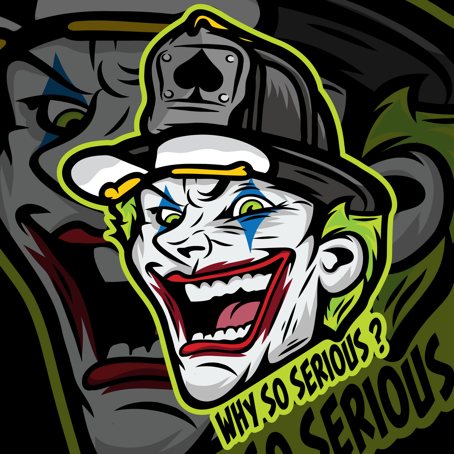 Joker "Why So Serious" Sticker