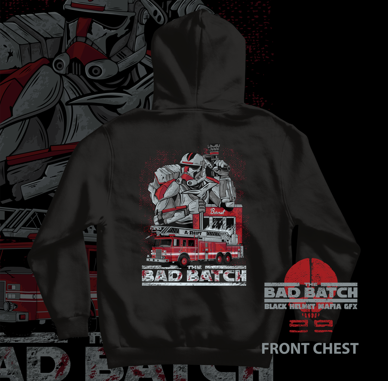 *Pre-Order* The Bad Batch Hoodie, A-Shift Uxbridge Fire.