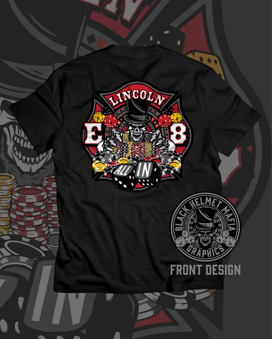 "All In" Lincoln Fire Engine 8 Collaboration Short Sleeve